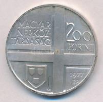 1977. 200Ft Ag "Festők II. - Csontváry" T:1-,2 kis patina Adamo EM52