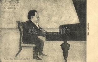 3 db régi művészlap, köztük 1 kézzel rajzolt / 3 pre-1945 art postcards, among them 1 hand-drawn car...