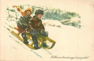 33 db modern üdvözlőlap (Karácsony, Újév) / 33 modern greeting cards (Christmas, New Year)