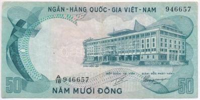 Dél-Vietnám 1972. 50D T:III,III- South Viet Nam 1972. 50 Dong C:F,VG Krause 30
