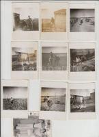 cca 1956-1961 10 db fotó Izraelből, családi képek, hátoldalon feliratozva, 8x6 cm