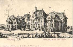 Marianske Lazne, Marienbad; Hoten and Cafe Rübezahl