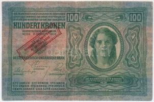 1912. 100K hamis "AUSGEGEBENNACH DEM 4. OKTOBER 1920" felülbélyegzéssel (fake overprint) T...