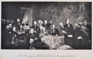 Első Magyar Általános Biztosító Társaság 1857-1907. Bp., 1908, Pallas, 178 p.+5 sztl. lev.+ 9 t. Kia...