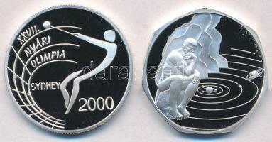 1999. 2000Ft Ag Nyári olimpia-Sydney + 1999. 2000Ft Ag A 2000. évforduló T:PP