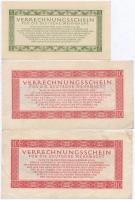 Német Harmadik Birodalom / Deutsche Wehrmacht 1944. 1M + 10M (2x) T:III szép papír
German Third Rei...