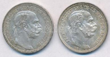 1912KB-1914KB 1K Ag "Ferenc József" (2x) T:1- kis patina
Adamo K5.1