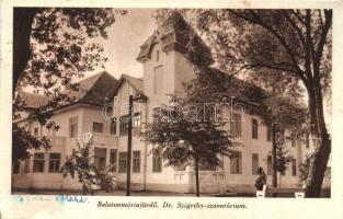 Balaton - 17 db régi városképes lap