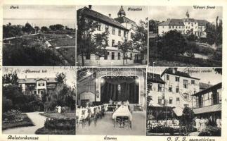 Balaton - 8 db régi városképes lap: éttermek, üdülők, villák