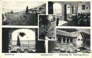 Balaton - 6 db régi városképes lap: éttermek, üdülők, villák, vasútállomás