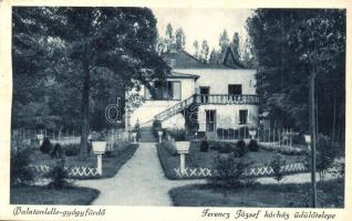 Balaton - 16 db régi városképes lap