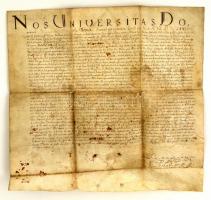 1670 Torna, a vármegyei törvényszék tartalmilag átírja és megerősíti I. Lipót 1669. évi, Egri Pál részére szóló címer- és nemességadományozó oklevelét, latin nyelven, kihirdetési záradékkal, pergamen, foltos, pecsét befüggesztésének helyével