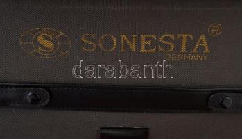 Sonesta evőeszköz készlet (46 db), műbőr aktatáskában