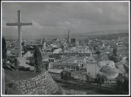 1940 Kolozsvár látképe, az Országos Idegenforgalmi Hivatal megbízásából készített fotó, 17x23,5 cm / Cluj-Napoca, Romania, vintage photo