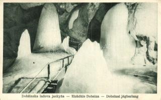 Dobsina - 5 db régi és modern képeslap a barlangról + egy német és egy szlovén barlang / 5 pre-1945 and modern postcards of the cave + one German and one Slovenian cave