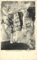 8 db régi képeslap barlangokról, cseppkőbarlang / 8 pre-1945 postcards of stalactite and other caves