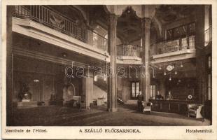 Budapest XI. Hotel Gellért Menükártya