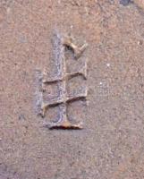 Hunyadi László? (1933-) DN "Bethlen Gábor" Br emlékplakett falra akasztható fatalpon (175m...