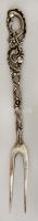 Két villa rózsa díszítéssel / Silver forks with rose ornament 15,4 g