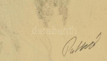 Patkó jelzéssel: Vázlat rajzok ( 4db). Ceruza, papír, 28×20 cm ( 4×)