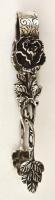 Ezüst cukorfogó rózsa díszítéssel / Silver forks  with rose ornaments 13,4 g