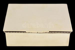 Ezüst díszdoboz fa betéttel br 120 g / Silver box with wood inner part 120 g