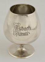 Asbach Uralt ezüst konyakos pohár / Silver cognac glass 107,6 g