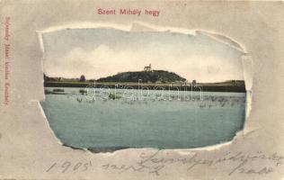 Szent Mihály-hegy (Vonyarcvashegy), kápolna a Balatonnál. Sujánszky József kiadása Keszthelyen (kis szakadás / small tear)