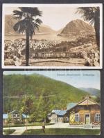 Régi vegyes képeslaptétel: magyar és külföldi városképek, motívumok, hozzá egy kevés modern