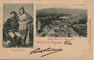 1898 Zagreb with folkwear