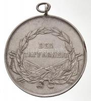 1914. "Ferenc József I. osztályú Ezüst Vitézségi Érem" peremén jelzett Ag kitüntetés, cser...