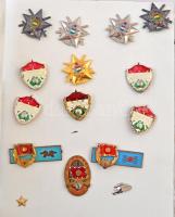 Vegyes ~119db-os jelvény tétel a szocialista korszakból, nagyrészt törzsgárda és ifjúsági szervezeti...