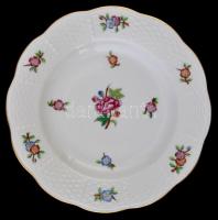 Herendi Eton mintás süteményes készlet, kézzel festett, jelzett, hibátlan, d:16,5 cm ( 6×), d:27,5 c...