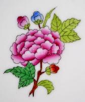 Herendi Eton mintás süteményes készlet, kézzel festett, jelzett, hibátlan, d:16,5 cm ( 6×), d:27,5 c...