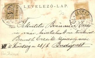 1901 Mezőkövesd, Vasútállomás, gőzmozdony, vasutasok. photo (fl)