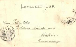 1900 Felsőgalla (Tatabánya), Kőszénbánya, Bánya iroda. Strausz Jakab kiadása (Rb)