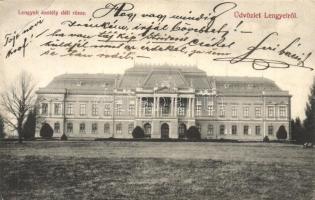 Lengyel, Gróf Apponyi kastély déli része. Holub Ferenc kiadása (EB)