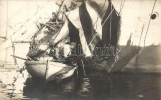 1915 SMS Csepel, osztrák-magyar Tátra osztályú romboló roncsai / K.u.K. Kriegsmarine, damaged SMS Csepel. photo