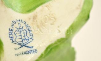 Herendi rózsa, kézzel festett, jelzett, nagyon apró kopásokkal, 8,5×8×6,5 cm