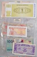 116db-os vegyes világpénz gyűjtemény, közte mongol, mozambiki, afgán, burmai, indonéz és zambiai ban...
