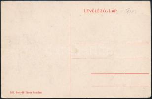 Nagyatád, Széchenyi tér, Korona szálloda és étterem, üzletek. Benyák János kiadása (EK)