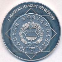 DN "A magyar nemzet pénzérméi - A rendszerváltás téves verete 1989-1990" Ag emlékérem tanú...