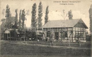 Balatonkeresztúr, Fürdőegylet, kocsma. Neumark Adolf kiadása (EK)