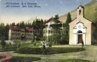 Ótátrafüred, Alt Schmecks, Stary Smokovec; Római katolikus templom / church