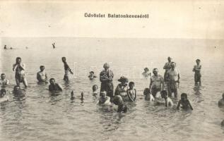 Balatonkenese, fürdőzők csoportképe (EK)