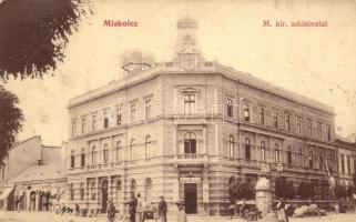 Miskolc, Magyar királyi adóhivatal, dohánytőzsde, üzletek (Rb)