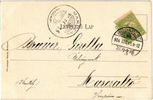 1904 Budapest XI. Gróf Hadik kaszárnya, laktanya, Fehérvári út. Divald Károly 614. sz