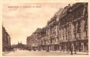 Budapest XI. Fehérvári út, üzletek, húscsarnok (EK)