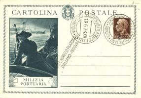 Milizia Portuaria / Italian National Port Military, So. Stpl, artist signed