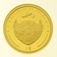 Palau 2009. 1$ Au "Madonna és gyermek" (1,26g/0.999) T:PP enyhe felületi karc
Palau 2009....